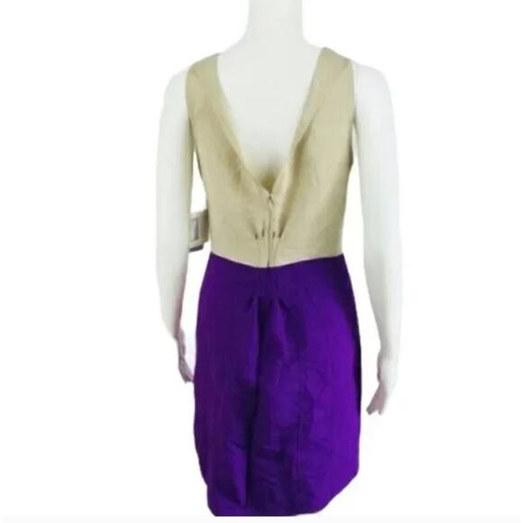 Richard Chai Dress Faux Wrap Purple Ivory Target Collab NWT - Picture 4 of 9